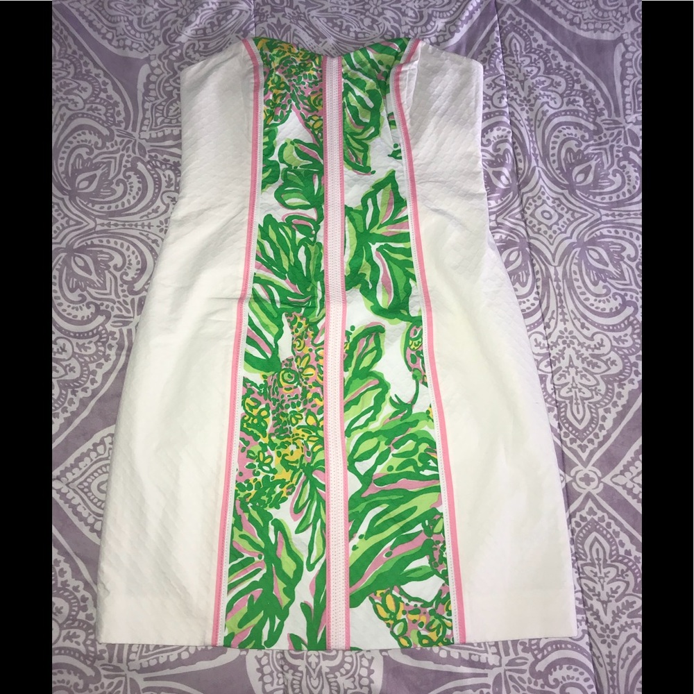 {Lilly Pulitzer} Strapless Dress